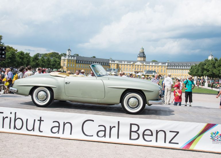 Stadtgeburtstag Karlsruhe 300Tribut an Carl Benz