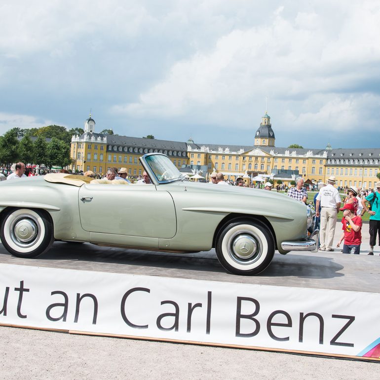 Stadtgeburtstag Karlsruhe 300Tribut an Carl Benz