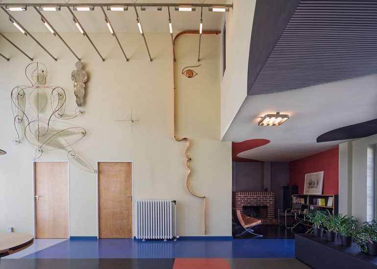 Das Haus Rabe in Zwenkau, erbaut 1929–1931 von Adolf Rading mit künstlerischer Gestaltung vom berühmten Bauhaus-Meister Oskar Schlemmer