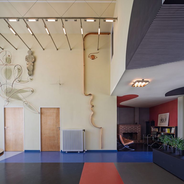 Das Haus Rabe in Zwenkau, erbaut 1929–1931 von Adolf Rading mit künstlerischer Gestaltung vom berühmten Bauhaus-Meister Oskar Schlemmer